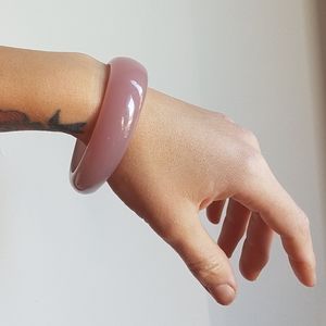 Mauve Plastic Bangle